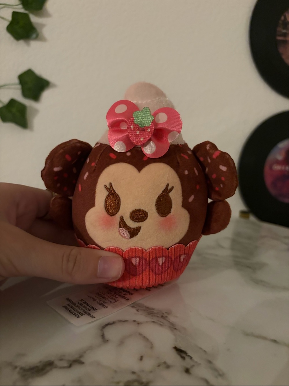 Disney Brown & Pink Cupcake Character Plush